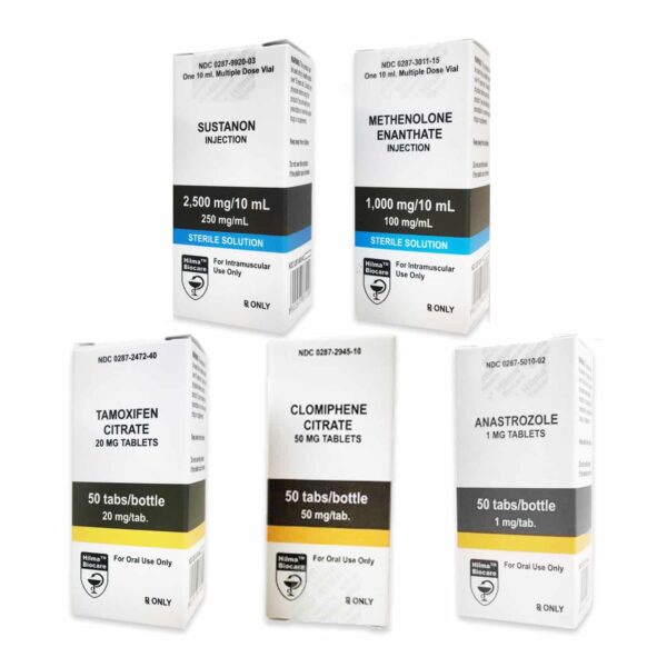 PACK MUSCLE SEC LEVEL I (WSTRZYKNIĘCIE) HILMA SUSTANON + PRIMOBOLAN + PCT (8 TYGODNI)