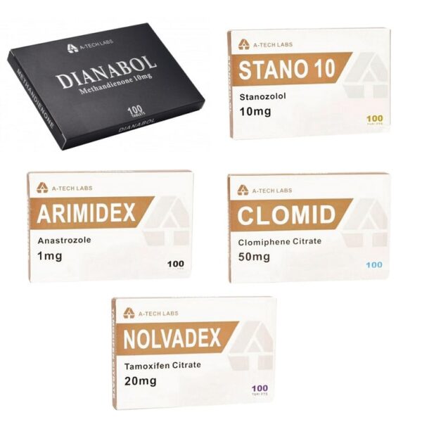 Pakiet Lean Muscle Gain Steroidy doustne Dianabol Winstrol 4 tygodnie A Tech Labs 1