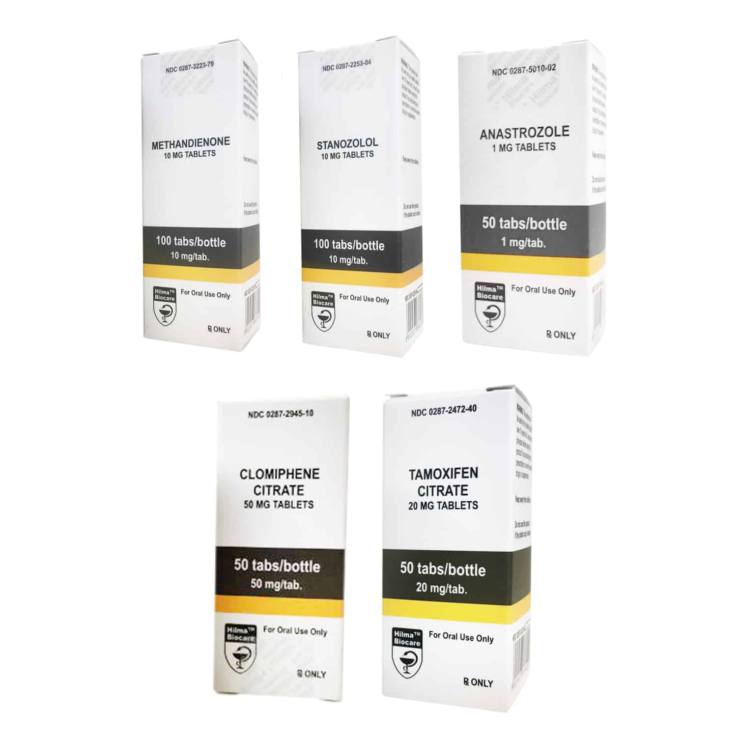Hilma Lean Muscle Gain Pack: sterydy doustne Dianabol + Winstrol (4 tygodnie)