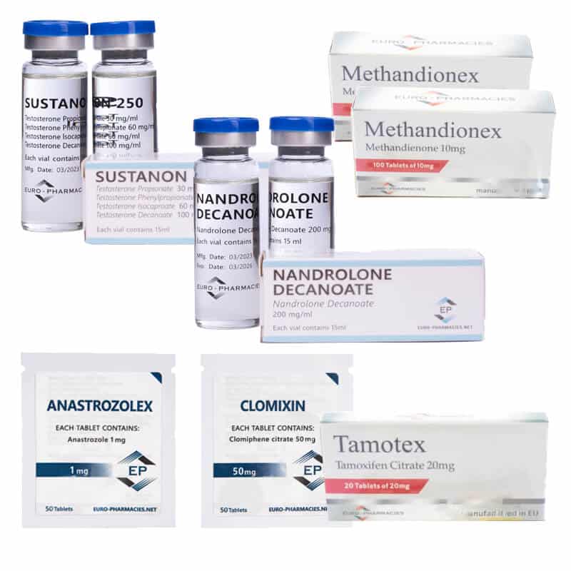 POZIOM III (WSTRZYKNIĘCIE) Pakiet Mass Gain: SUSTANON + DECA + DIANABOL (8 tygodni) Apteki w Europie
