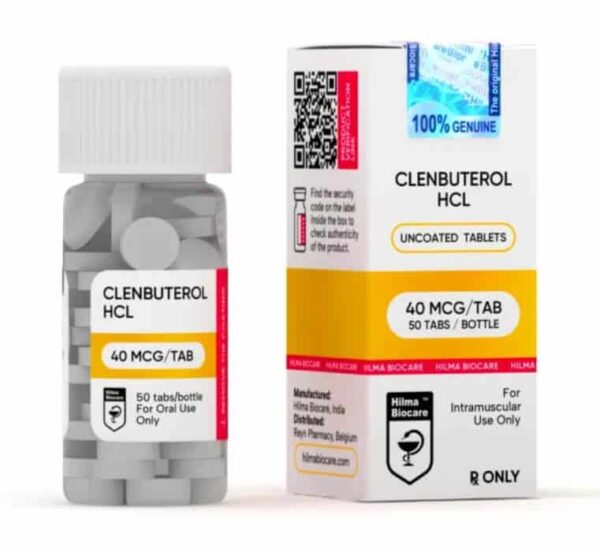 Clenbuterol 40mcg 50 tabletek Hilma