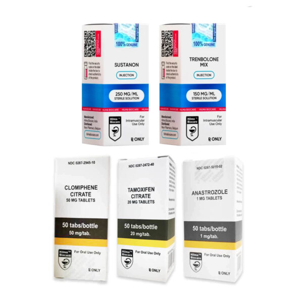 POZIOM I (WSTRZYKNIĘCIE) Pakiet na przyrost masy mięśniowej Hilma SUSTANON+ TRI TREN (10 tygodni)