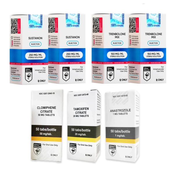 Pakiet na przyrost masy mięśniowej LEVEL II (INJECT) Hilma Sustanon + Tri Tren (10 tygodni)