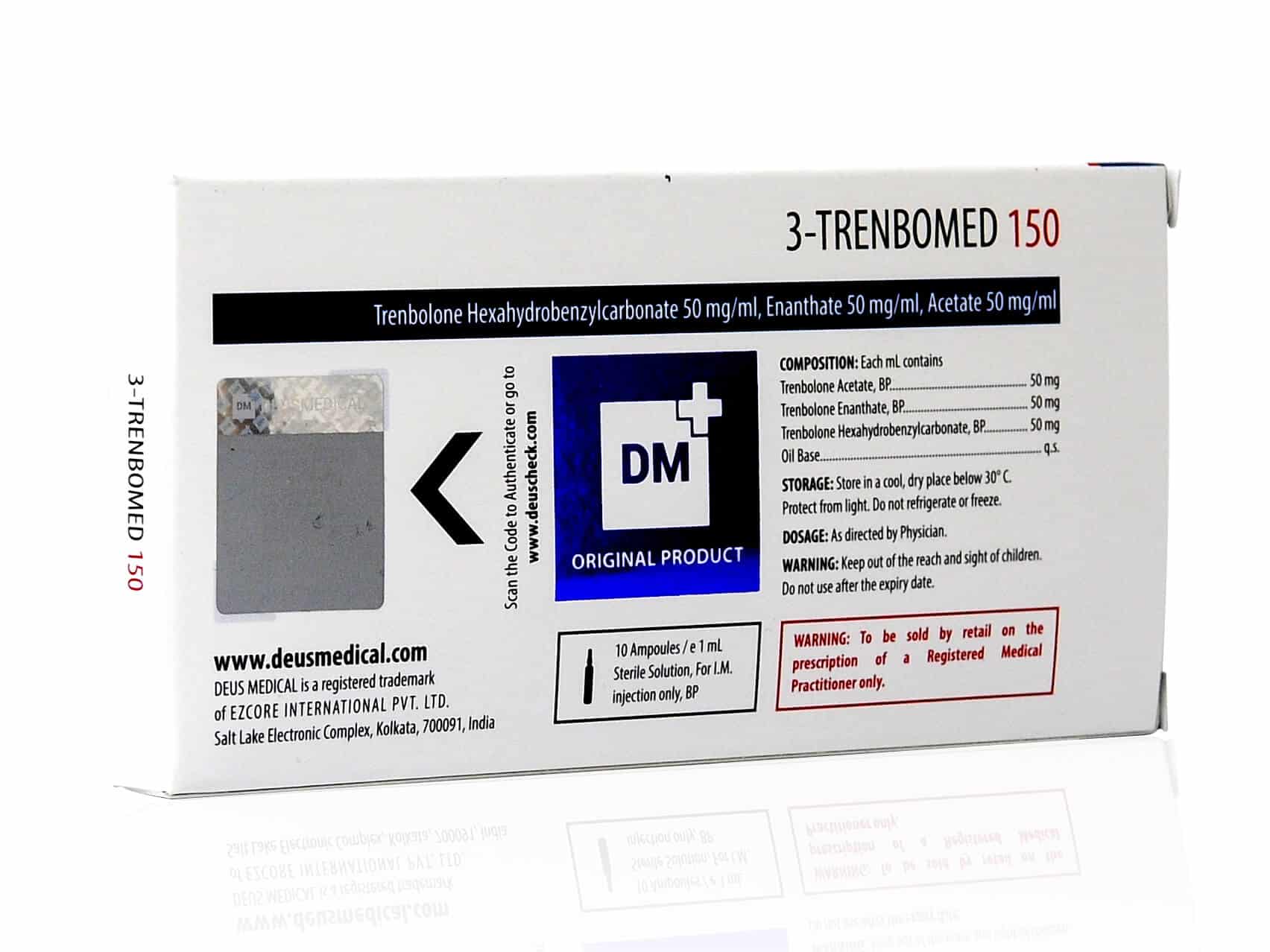 DEUSMEDICAL 3 TRENBOMED 150 PLECY