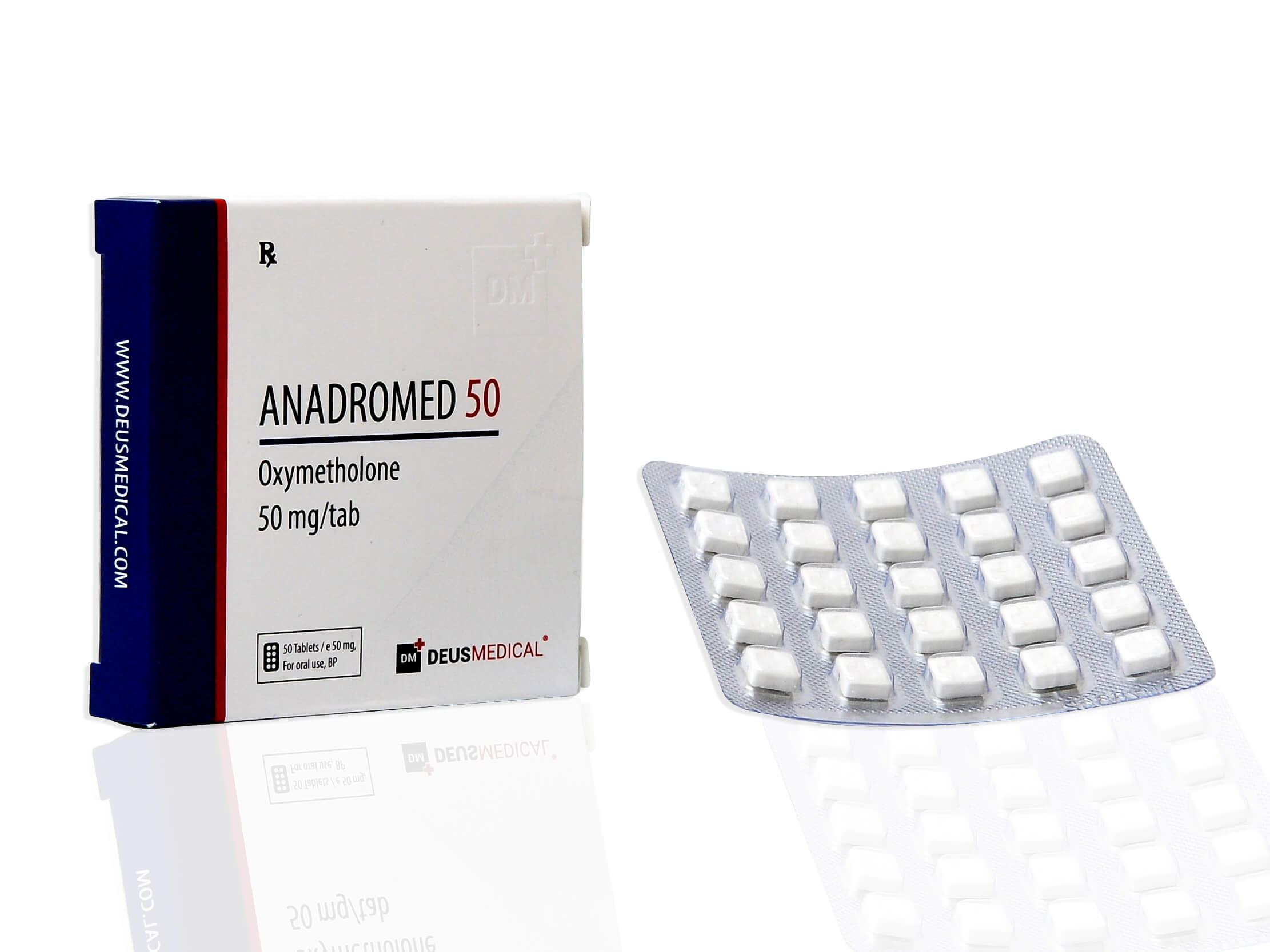DEUSMEDICAL ANADROMED 50 PRZÓD+BLISTER2