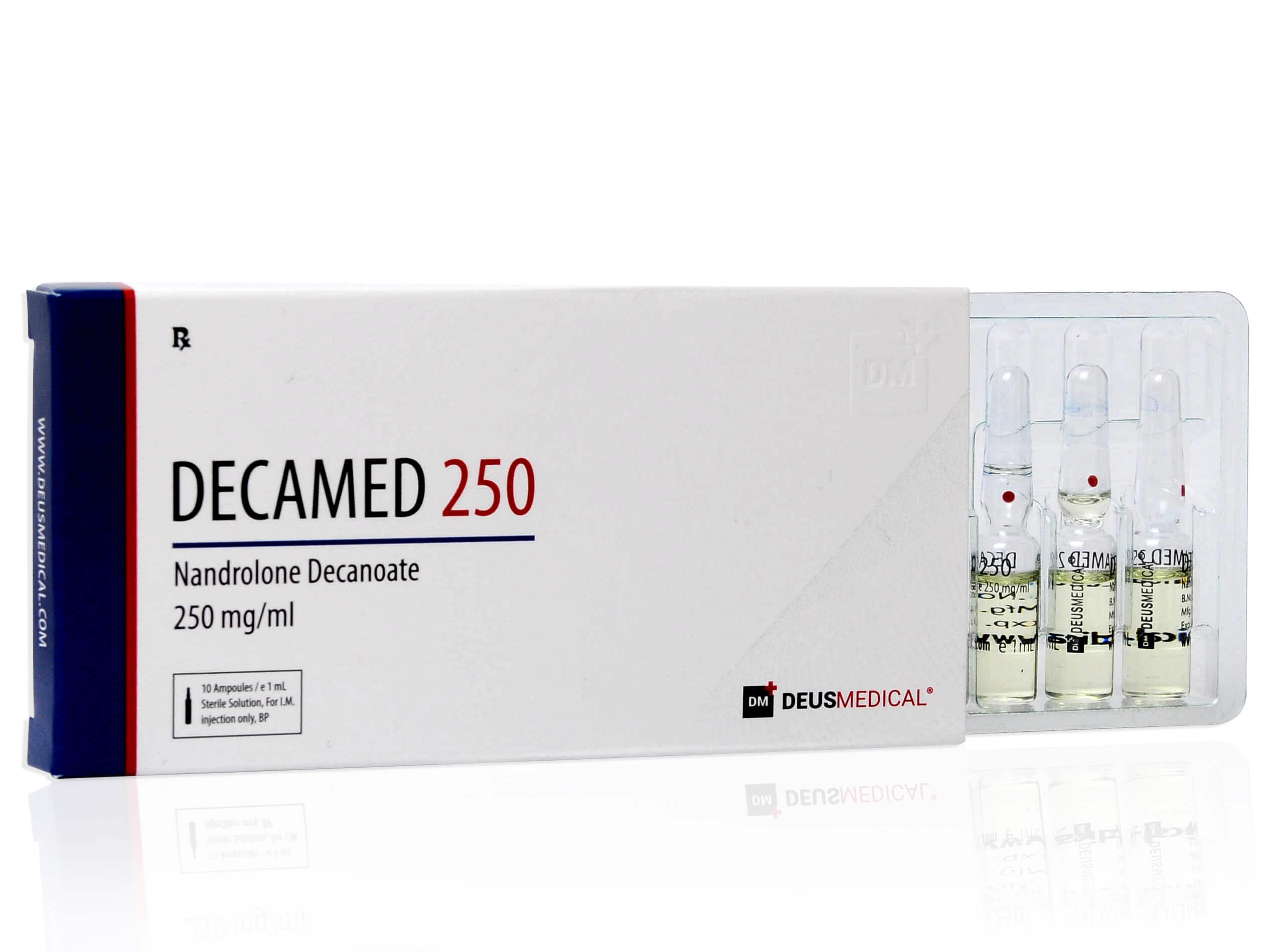 DEUSMEDICAL DECAMED 250 PRZÓD+3AMP