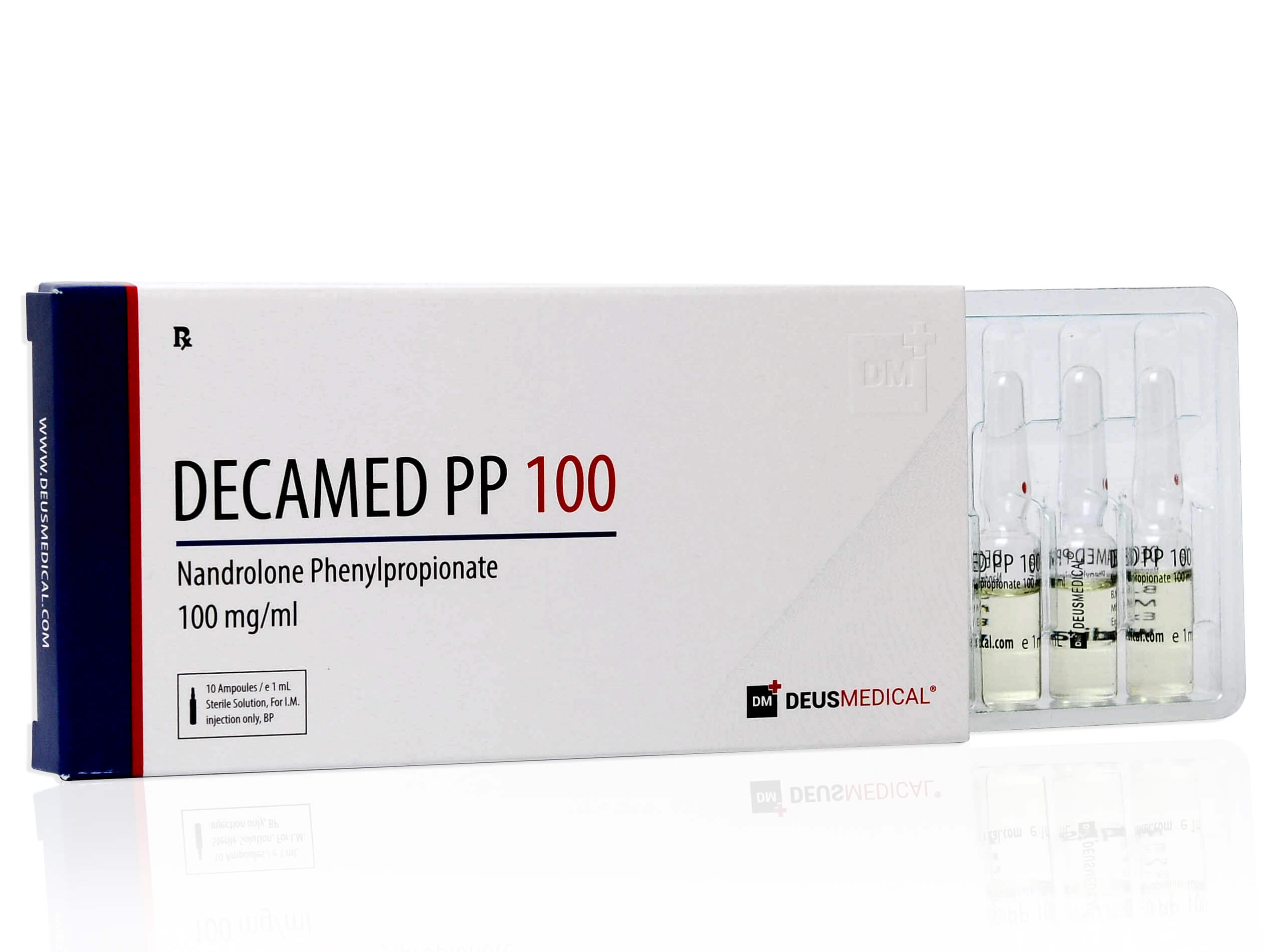 DEUSMEDICAL DECAMED PP 100 PRZÓD+3AMP