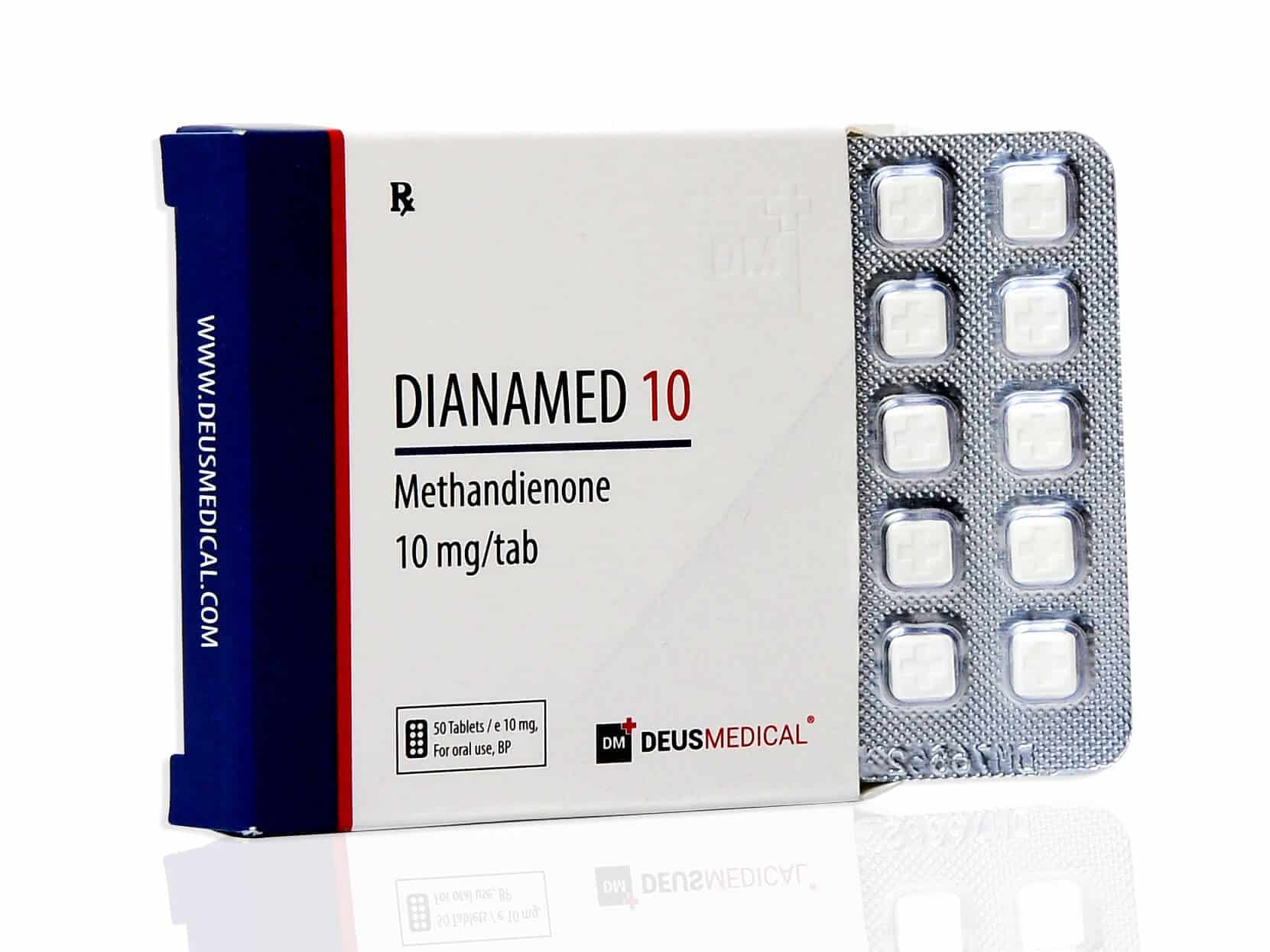 DEUSMEDICAL DIANAMED 10 PRZÓD+BLISTER
