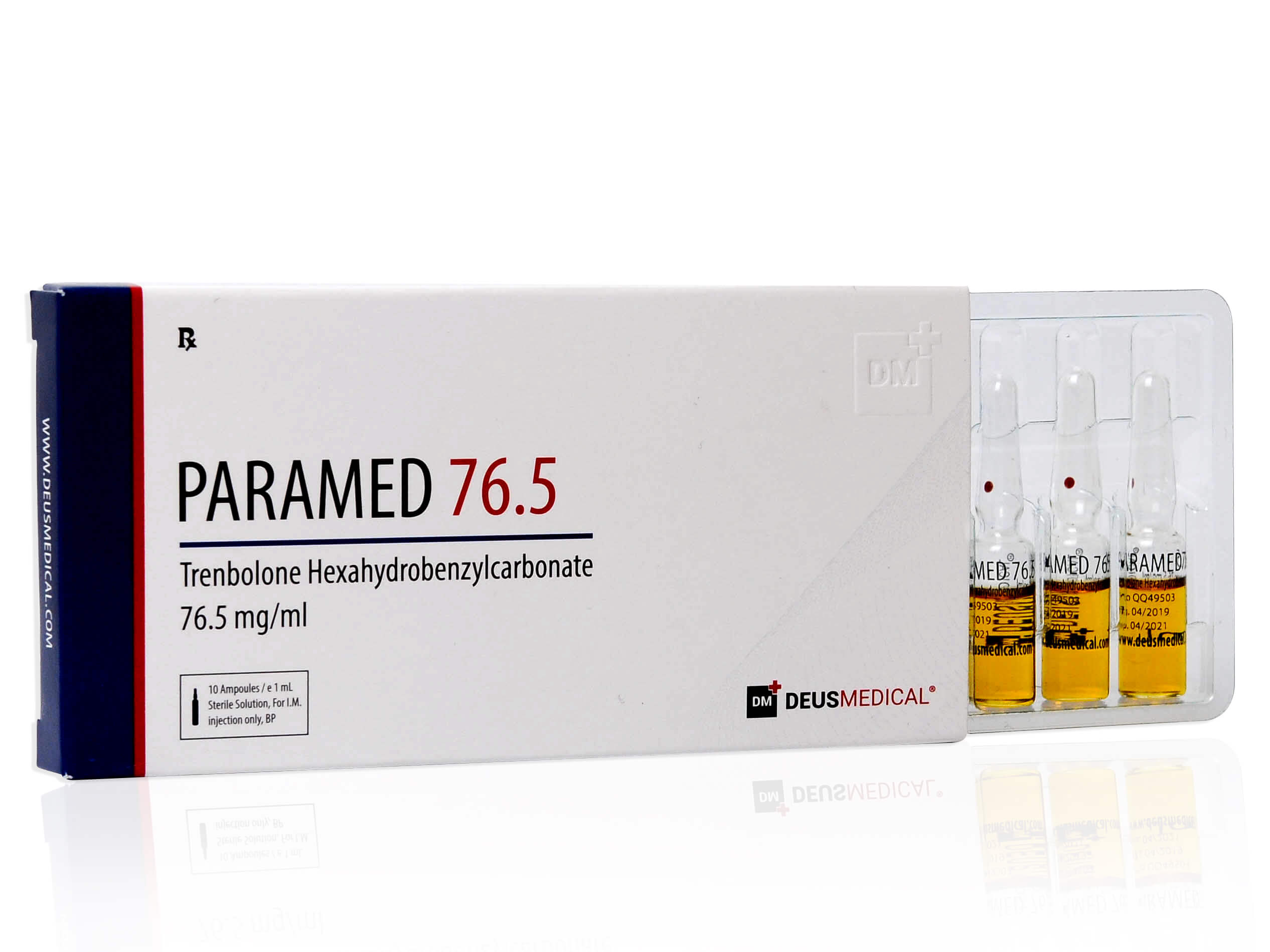 DEUSMEDICAL PARAMED 76,5 PRZÓD + 3AMP
