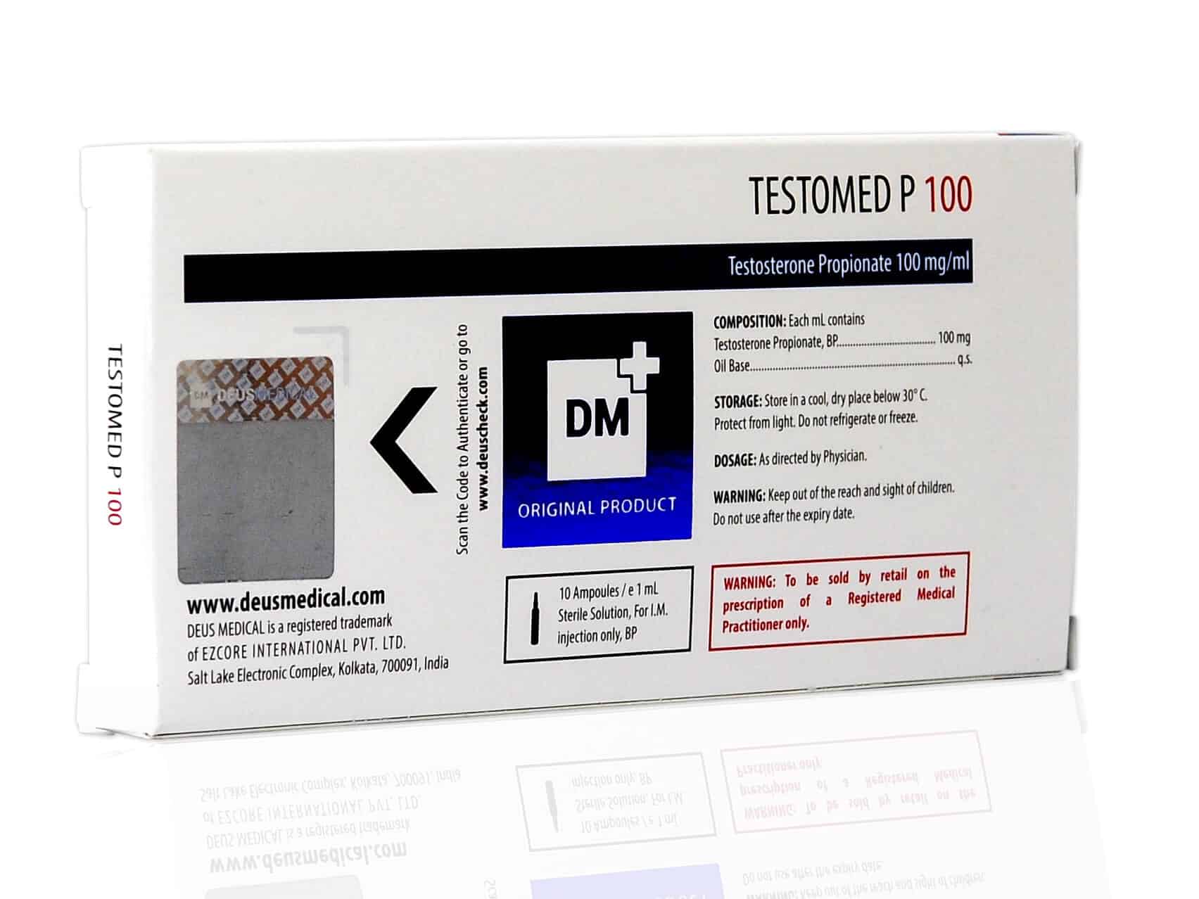 DEUSMEDICAL TESTOMED P 100 TYŁ