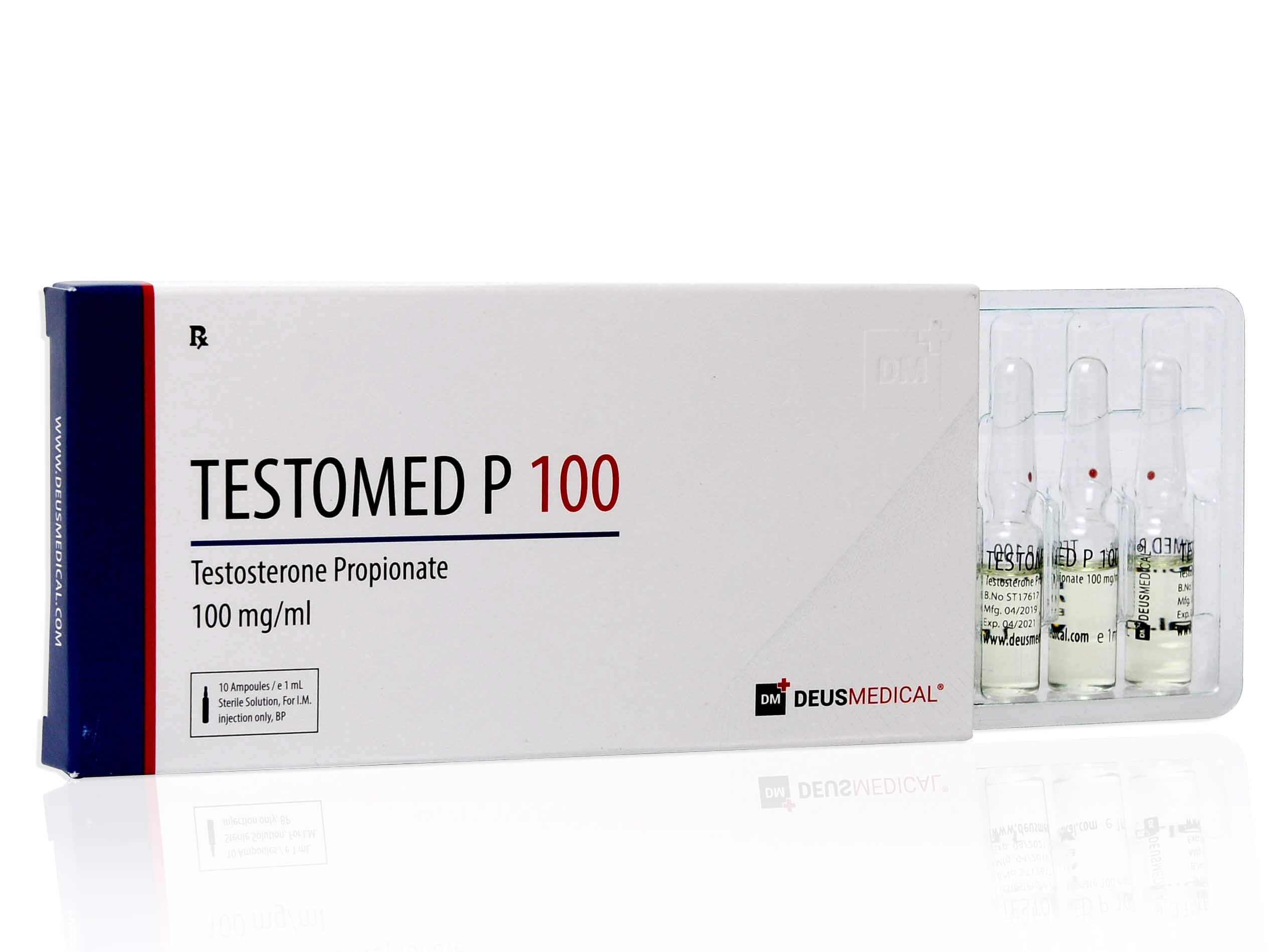 DEUSMEDICAL TESTOMED P 100 PRZÓD+3AMP