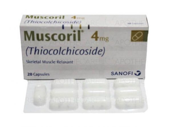 Muscoril 4 mg 20 kapsułek Sanofi