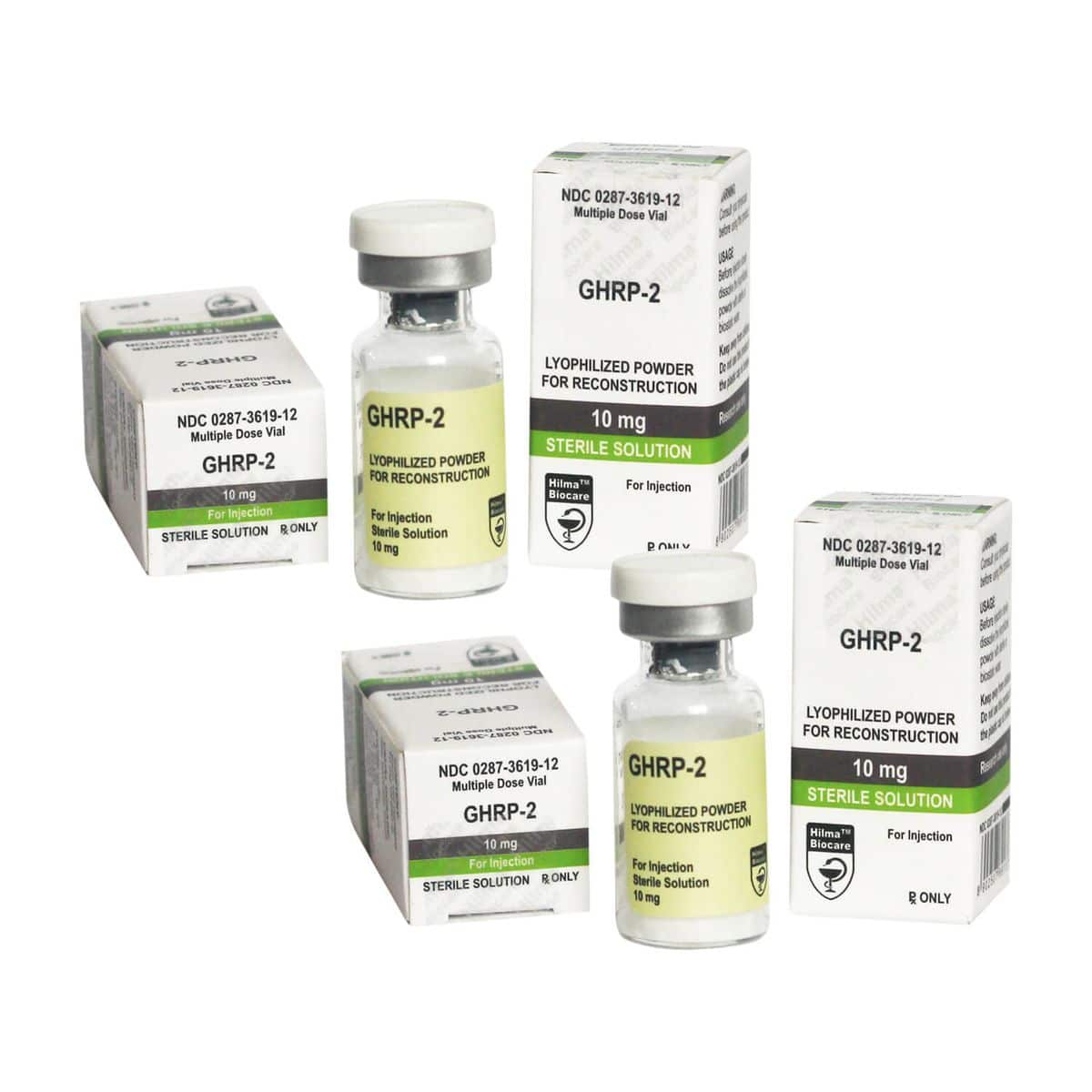 ZESTAW 2GETPEPTIDES DLA POCZĄTKUJĄCYCH NA MASĘ GHRP 2 HILMA BIOCARE