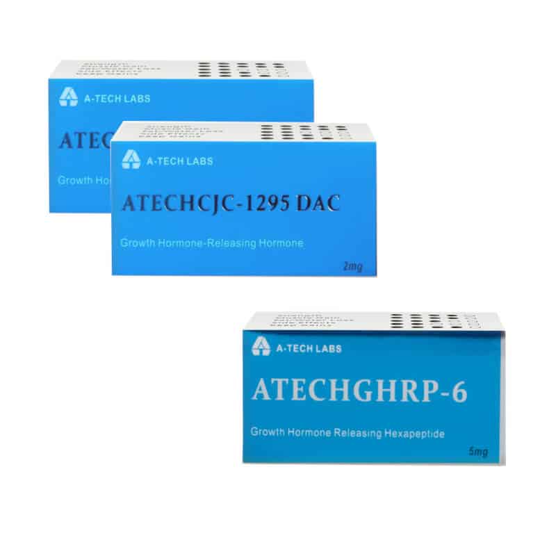 Pakiet Peptydów Bulking Intermediate GHRP 6 CJC 1295 DAC 12 tygodni A Tech labs