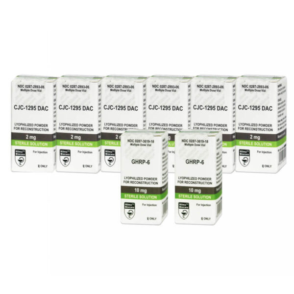 Pakiet peptydów na przyrost masy mięśniowej GHRP 6 CJC 1295 DAC Hilma Biocare (12 tygodni)