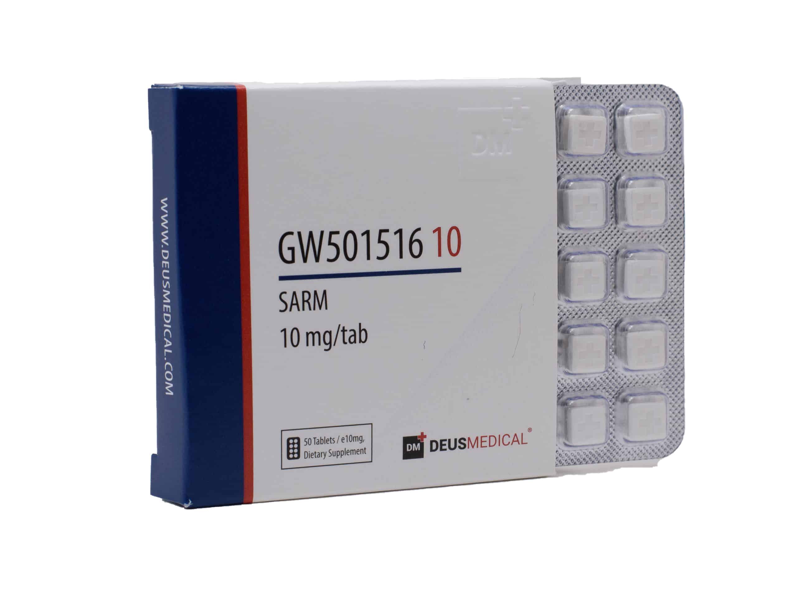 GW501516 10 SARMs 50 tabletek po 10 mg DEUS MEDICAL
