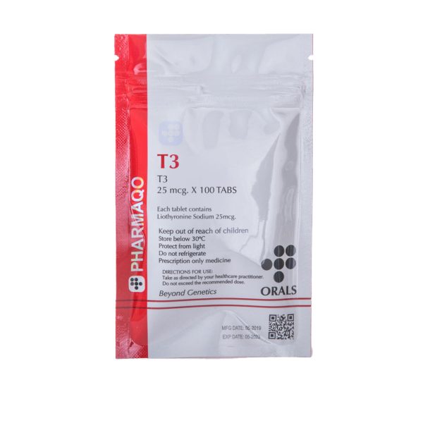 T3 25mcg x 50 tabletek liotyroniny sodowej 25mcg 50 tabletek Pharmaqo Labs 41 €