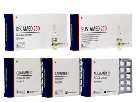 2 Classic Mass Gain Pack 8 tygodni Sustanon Deca durabolin Protection PCT Deus Medical 463×348