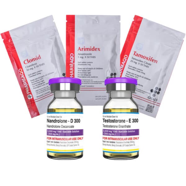 Opakowanie 5 dawek na masę INJECT Enanthate 250 DECA na 8 tygodni Pharmaqo Labs 600×600