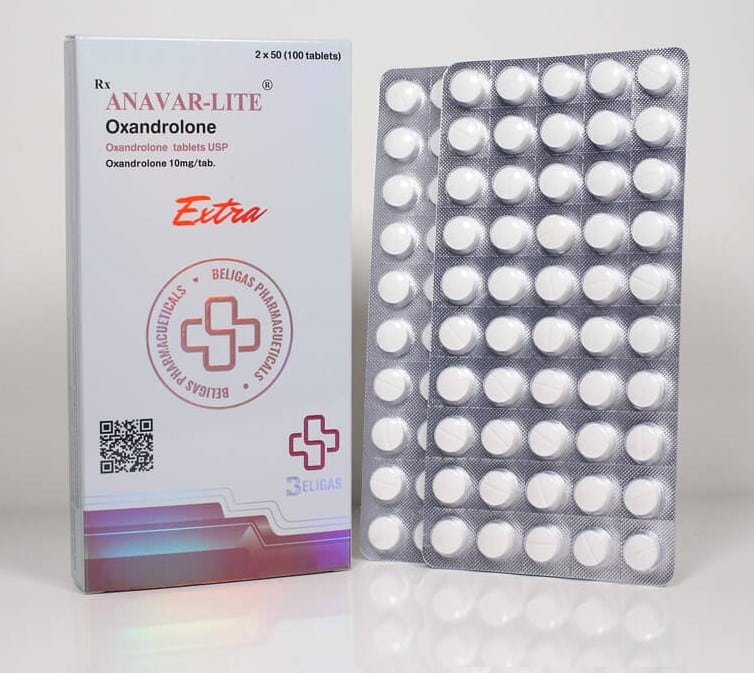 Anavar lite (10 mg 100 tabletek) Beligas (międzynarodowy)