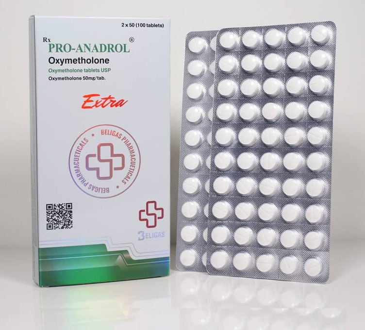 Pro Anadrol (50 mg 100 tabletek) Beligas (międzynarodowy)