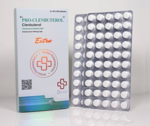 clenbuterol (40 mcg) 100 tabletek Beligas (międzynarodowy)