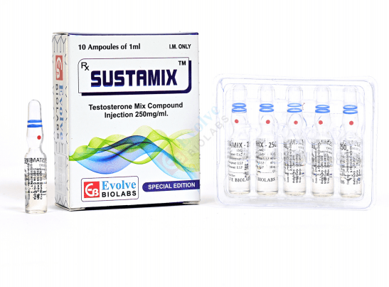 Sustanon (mieszanka testosteronu) (10 ampułek po 1 ml) - EVOLVE