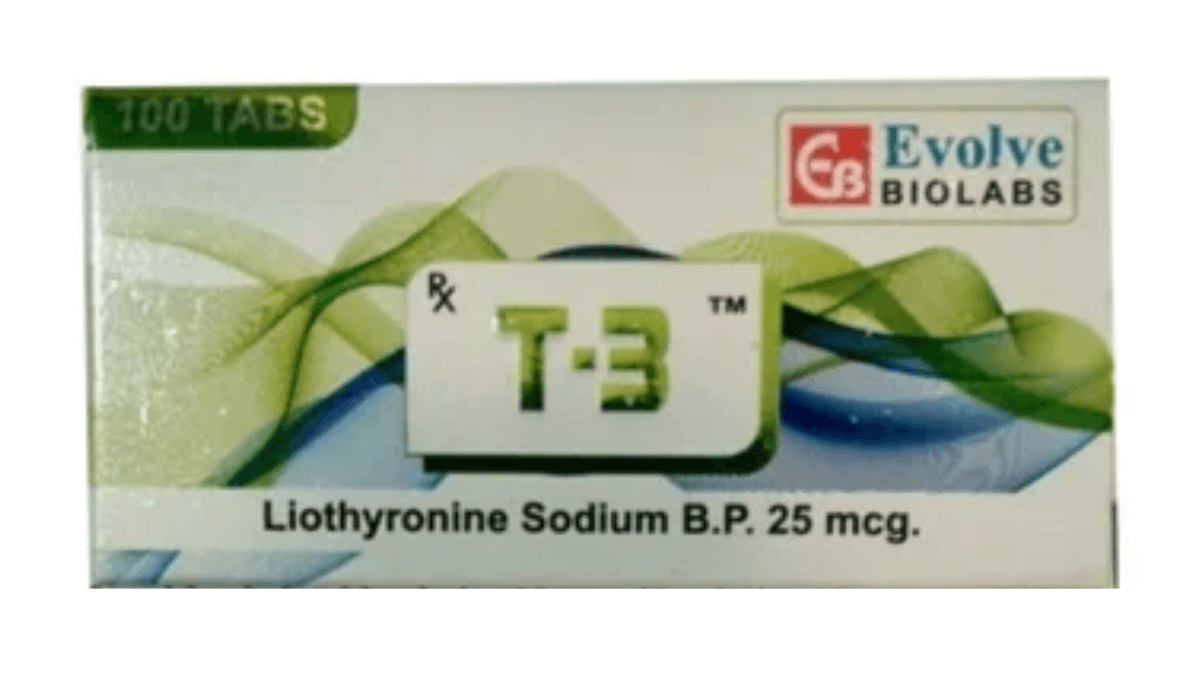T3 (Liotyronina sodowa) (100 tabletek) - Evolve Biolabs