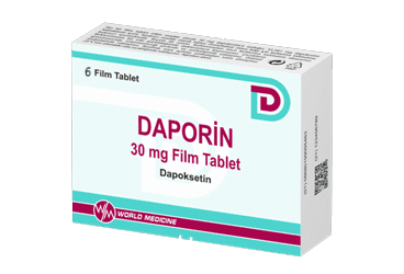 Daporin 30 mg 6 tabletek powlekanych filmem Chlorowodorek dapoksetyny World Medicine
