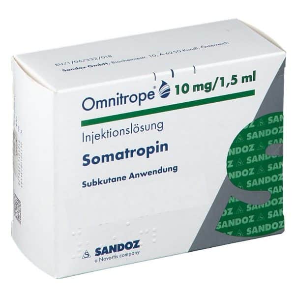 Somatropina Omnitrope 30 Iu 10 mg 1,5 ml Cart. Sandoz
