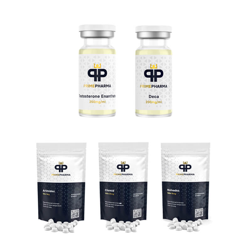 Pakiet Mass Gain (INJECT) Enanthate 250 + DECA (8 tygodni) PRIME PHARMA