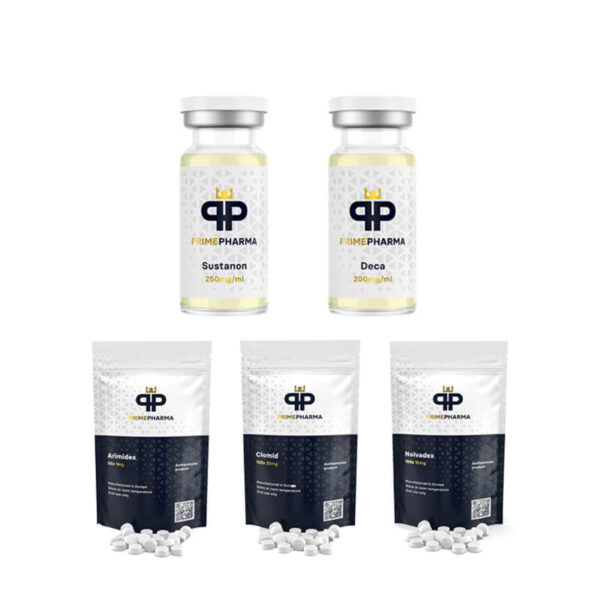 POZIOM I (WSTRZYKNIĘCIE) Opakowanie na przyrost masy SUSTANON 250 + DECA DURABOLIN 250 (8 tygodni) PRIME PHARMA