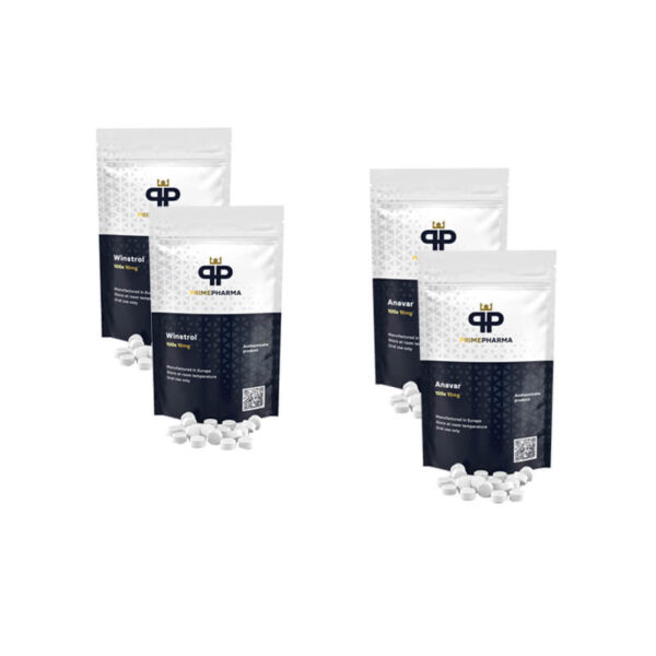 Pakiet na przyrost masy mięśniowej: Anavar + Winstrol sterydy doustne (6 tygodni) PRIME PHARMA