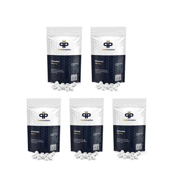 Pakiet na przyrost masy mięśniowej: sterydy doustne Dianabol + Winstrol (4 tygodnie) PRIME PHARMA
