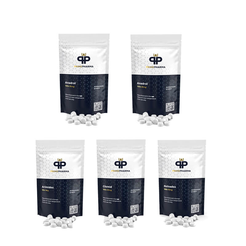 Pakiet Mass Gain: Anadrol Oxymetholone steryd doustny (4 tygodnie) PRIME PHARMA
