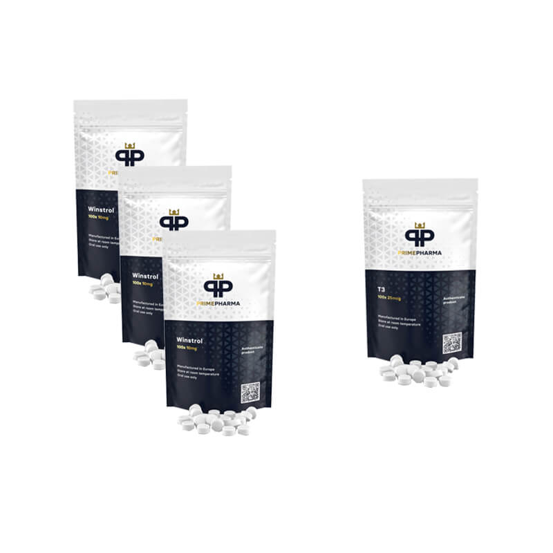 Stanozolol + T3 Cytomel Suchy kompres Steroidy doustne (8 tygodni) PRIME PHARMA