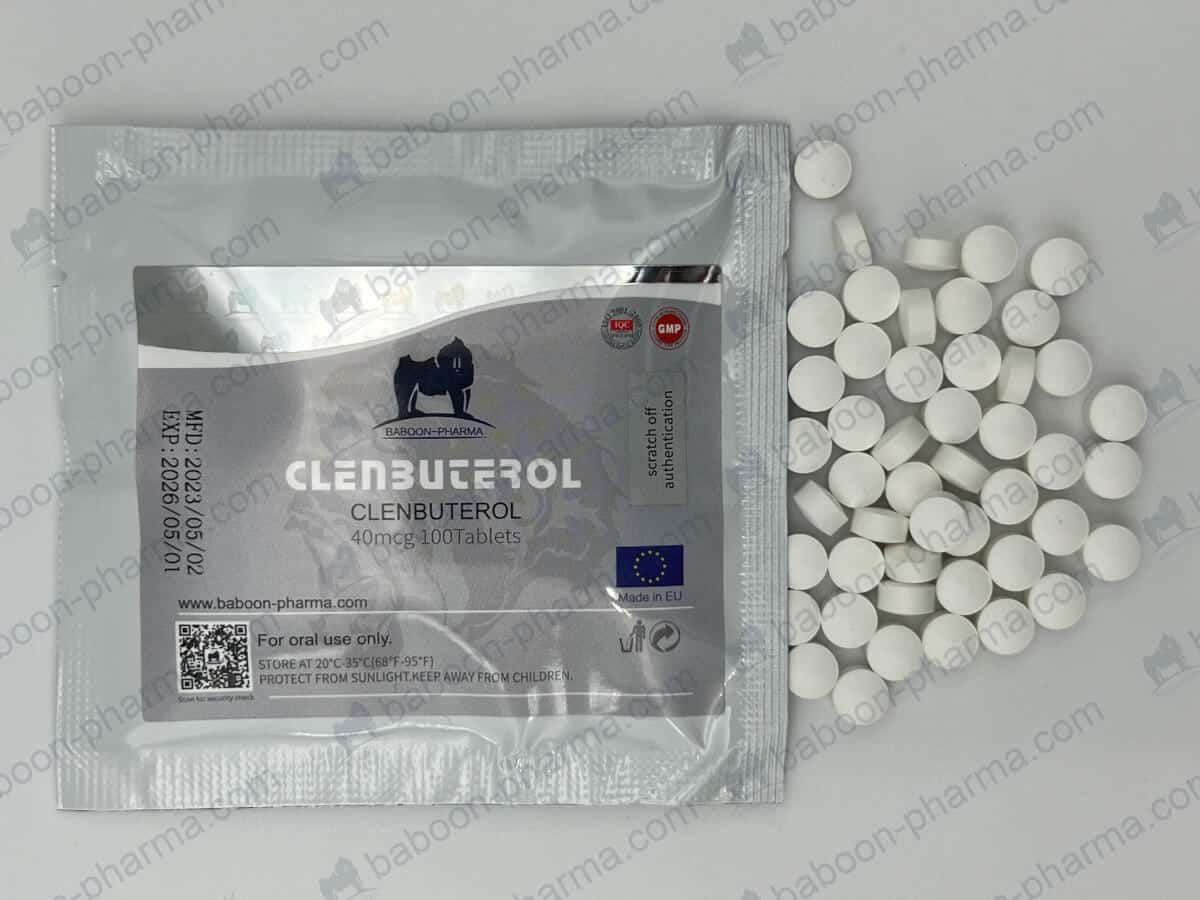 Baboon Pharma Tabletki doustne Clenbuterol 40 1