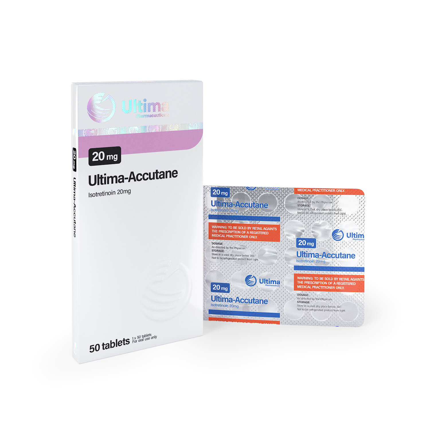 Ultima Accutane 50 tabletek x 20 mg