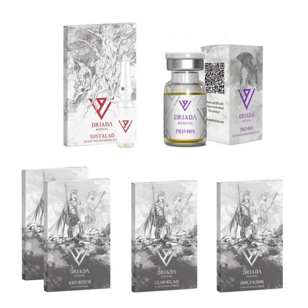 Dry Mass Gain Pack DRIADA MEDICAL Sustanon Primobolan (8 tygodni)