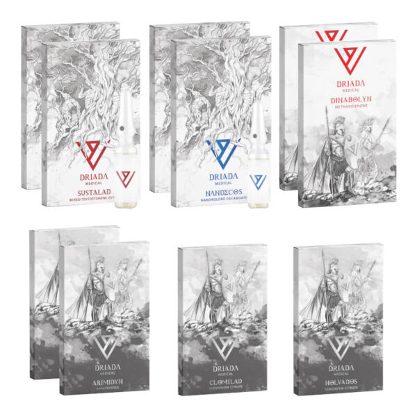 Zaawansowany pakiet na masę DRIADA MEDICAL Sustanon Deca Dianabol 8 tygodni