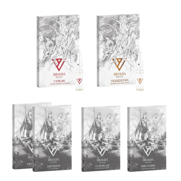 Pakiet na przyrost suchej masy testosteronu cypionian trenbolonu enantan (10 tygodni) DRIADA MEDICAL