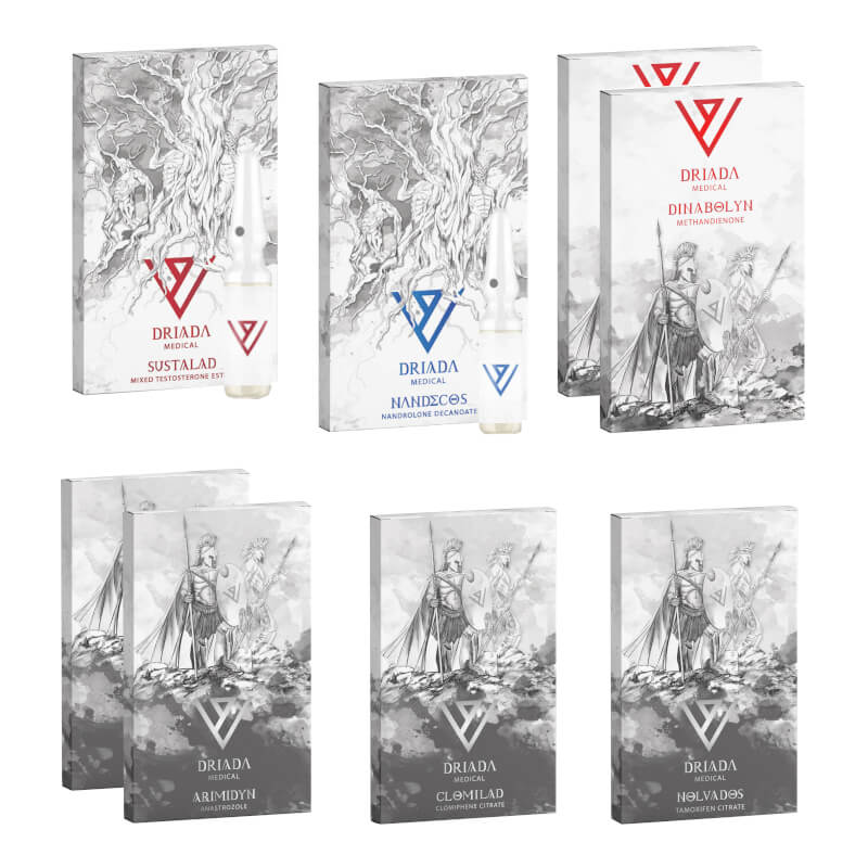 Pakiet Mass Gain DRIADA MEDICAL Sustanon Deca Dianabol 8 tygodni