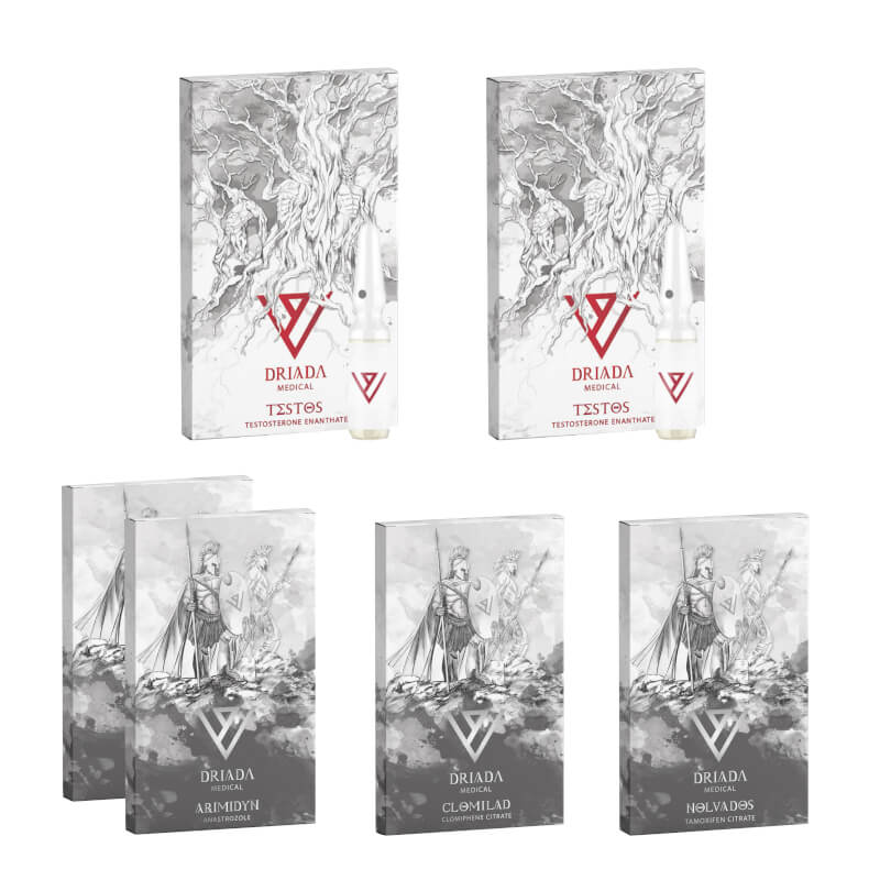 Pakiet Mass Gain (8 tygodni) Testosteron Enanthate + Ochrona + PCT DRIADA MEDICAL