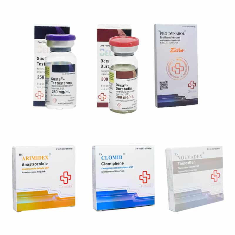 Pakiet Mass Gain (INJECT) SUSTANON + DECA + DIANABOL (8 tygodni) Beligas Pharmaceuticals International
