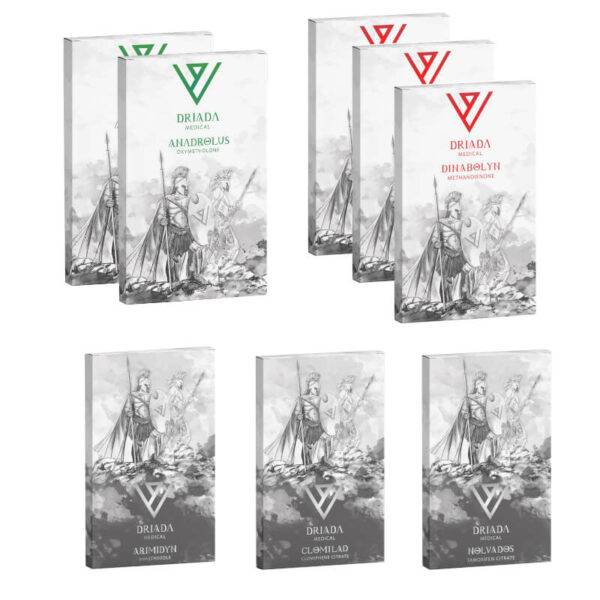 Ultimate Mass Gain Pack Dianabol + Anadrol sterydy doustne (8 tygodni) Driada Medical