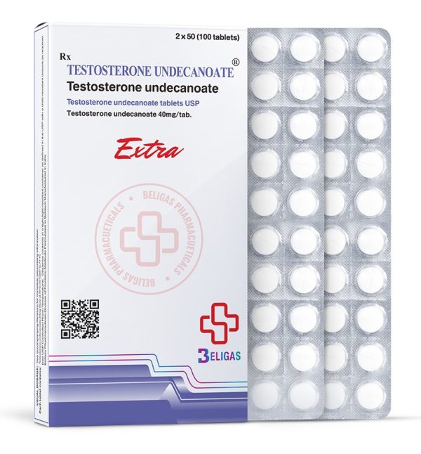 Undekanian testosteronu 40 mg 100 tabletek