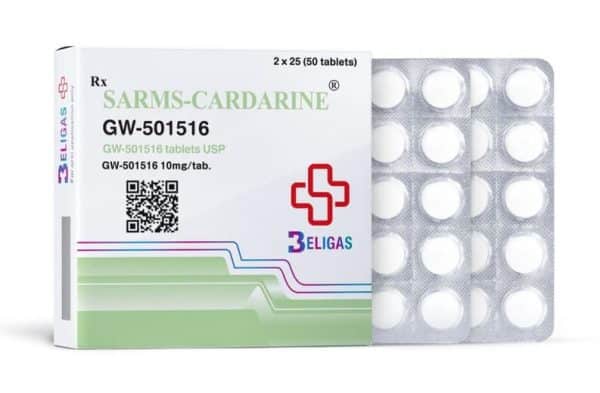 Sarms Cardarine 10 mg 50 tabletek beligas