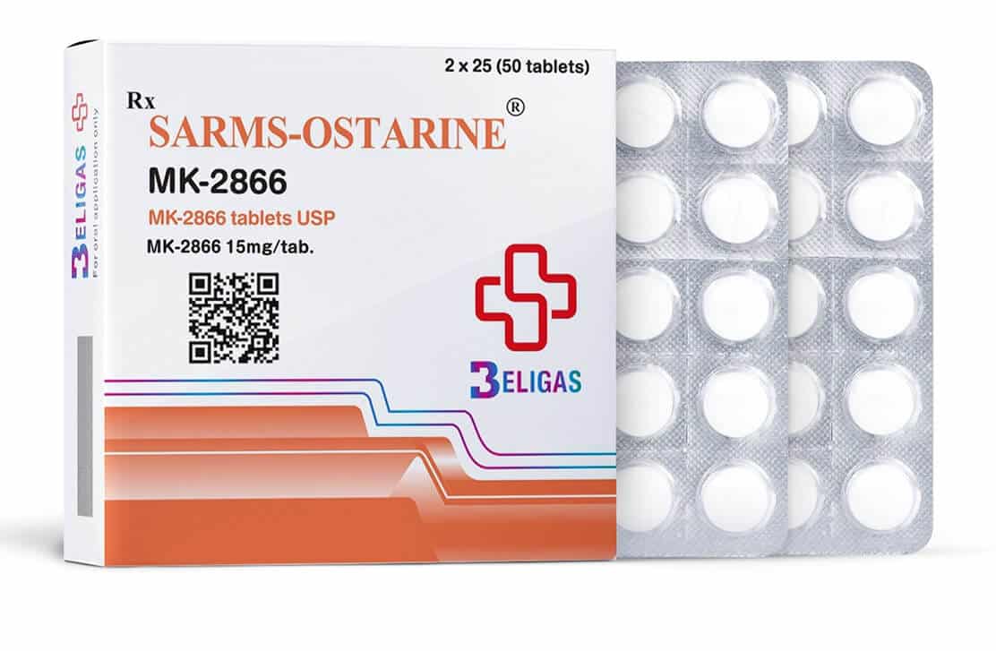 Sarms Ostarine 15 mg 50 tabletek beligas