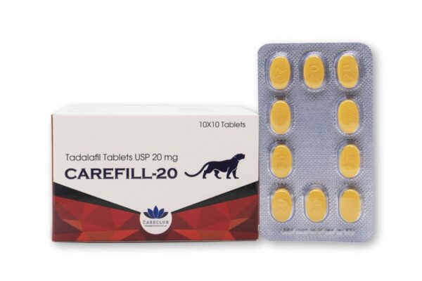 Carefill 20mg Tadalafil 100 tabletek Apteka UE