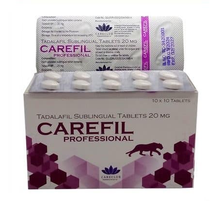 Carefill Professional Tadalafil Professional 100 tabletek Apteka UE
